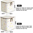 thumbnail image 3 of New Home Blanket Sorting Box Cute Teddy Bear Clothes Organizer With Durable Handle Quilt Storage Bag Wardrobe Sorting Storage Bucket Clothes Storage Bins Closet Storage Box 100L, 3 of 8