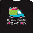 thumbnail image 4 of Inktastic Gram Loves Me Grandchild Truck Boys Long Sleeve Toddler T-Shirt, 4 of 5