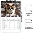 thumbnail image 7 of CCOCC Peed-Off Cats Wall Calendar 2026 - Funny Cat Memes, Gifts for Cat Lovers, Monthly Hanging Format, Includes Hilarious Cat-Themed Humor, for Home or Office Decoration, 7 of 7