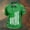 Green#1, variant on Workout Shirts,Man Casual Solid-Color Button Open and Close Pocket Vintage Short Sleeve Lapel Blouse Shirt Top White L