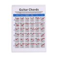 thumbnail image 1 of 1pc Electric Guitar Chord Spectrum Copper Plate Paper Chord Trainning Guide Guitar Chord Fingering Practice Chart For Students Teacher Use Size L, 1 of 3