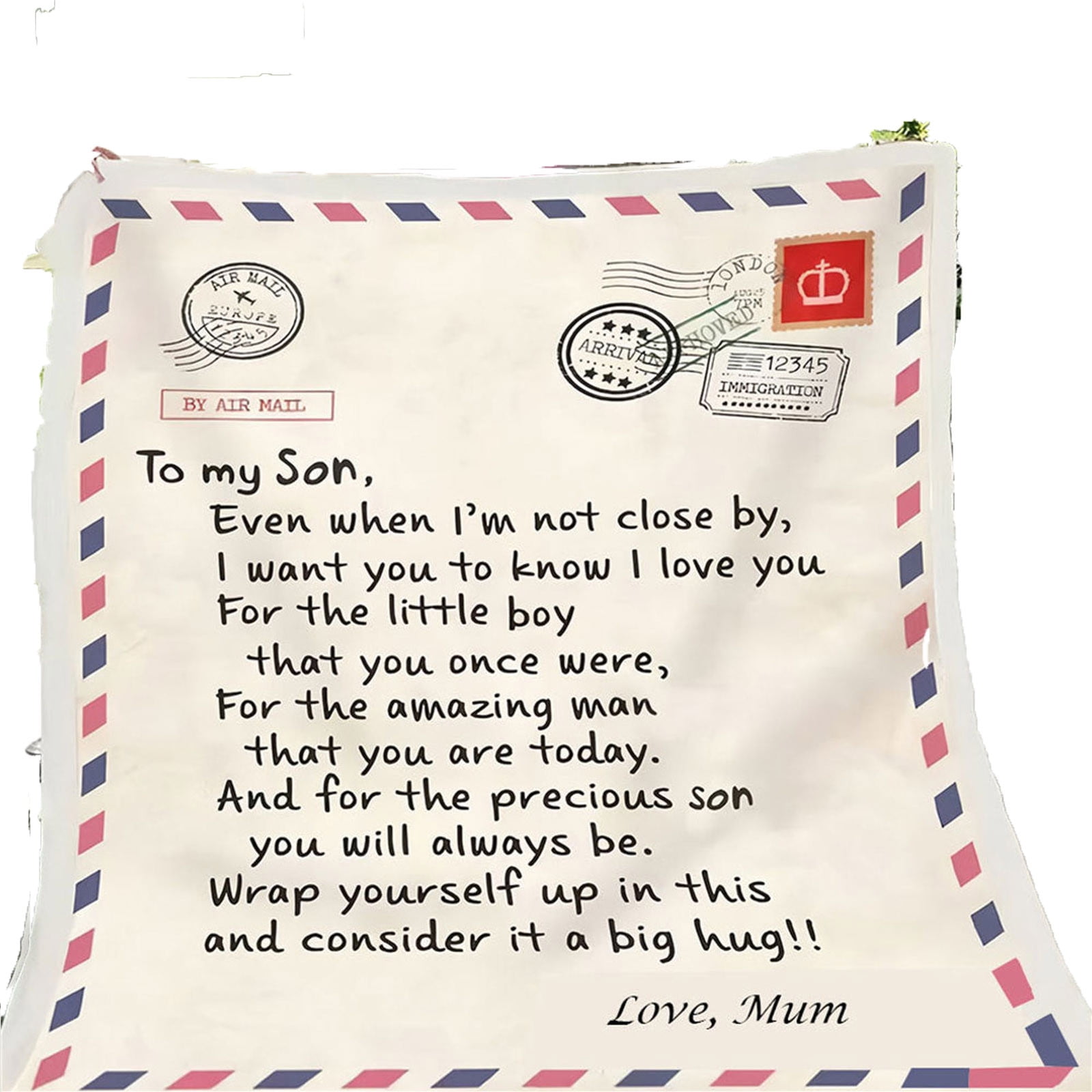 Thoughtful Message Letter Gift Mug for Son, Custom Birthday Gift