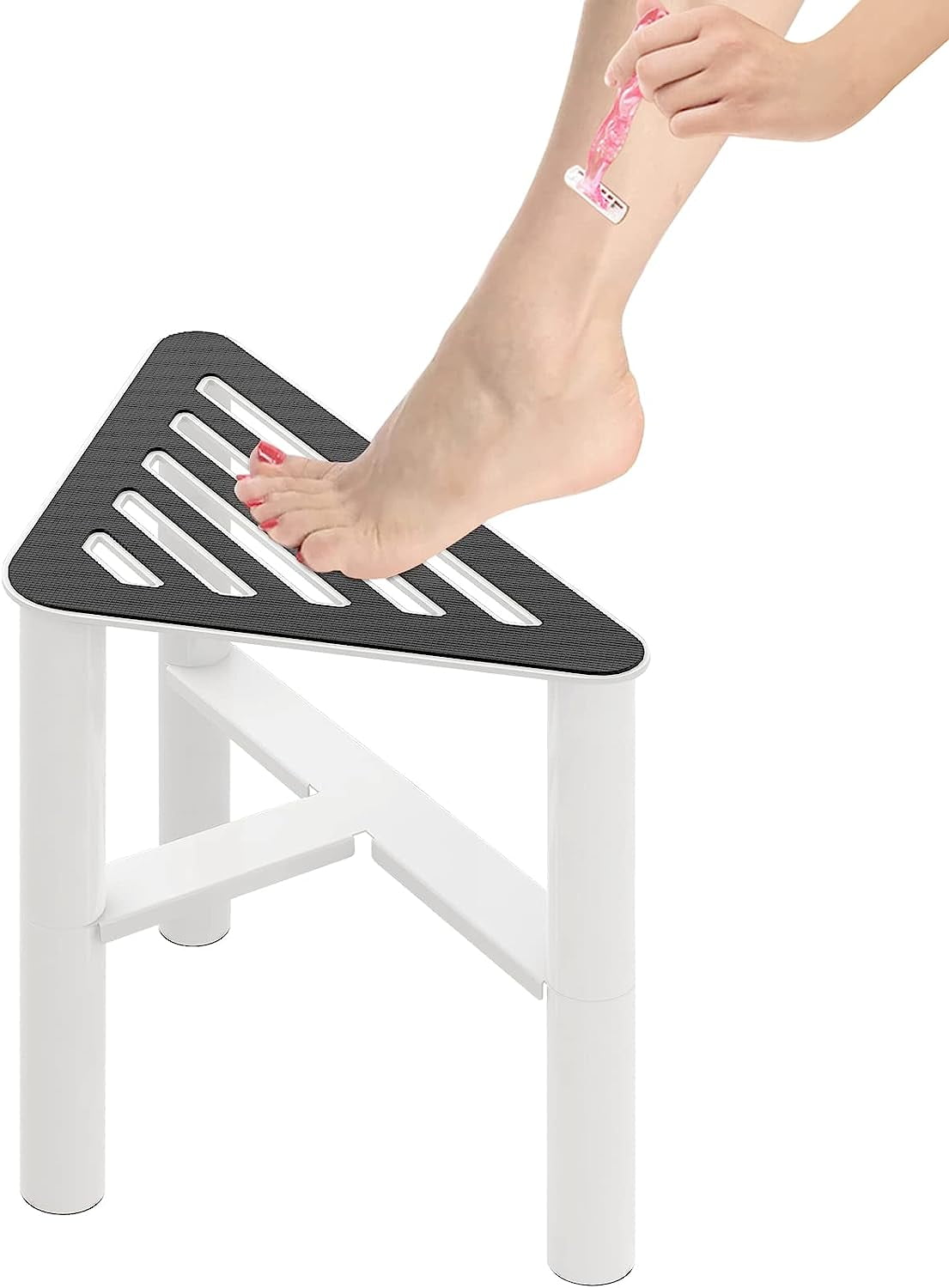 SHMAMT Metal Shower Bench Shower Benches for Inside Shower, Corner