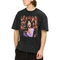 thumbnail image 2 of Selena Quintanilla Men's Shirt Music Vintage Graphic Drop Shoulder Washed Short Sleeve Cotton Oversize T-Shirt, 2 of 7