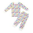 thumbnail image 1 of WEAIXIMIUNG Kid DIY Hand Painted Homewear Set Colouring Pajama Sets For And Girl Can Play With And Wea 6T, 1 of 2