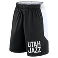 thumbnail image 2 of Men's Logo Athletic Black Utah Jazz Launch Performance Shorts, 2 of 3