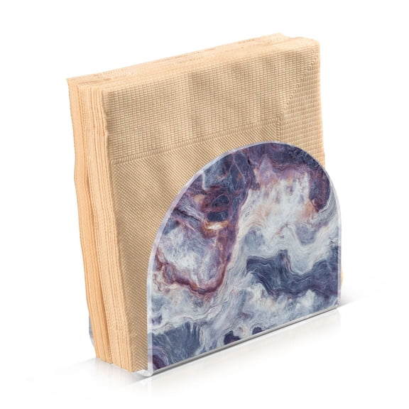 Dailycode Napkin Holder for Table Acrylic Kitchen Paper Tissue Dispenser, Planetary Surface