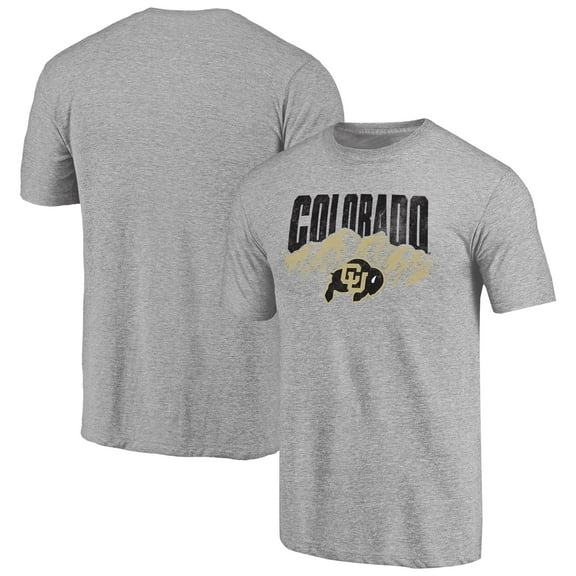Men's Heathered Gray Colorado Buffaloes Hometown Collection Tri-Blend T-Shirt