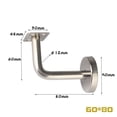 thumbnail image 1 of MYG Support Mural pour Rampe Balustrade Balustrade Mopstick Solide, 1 of 5
