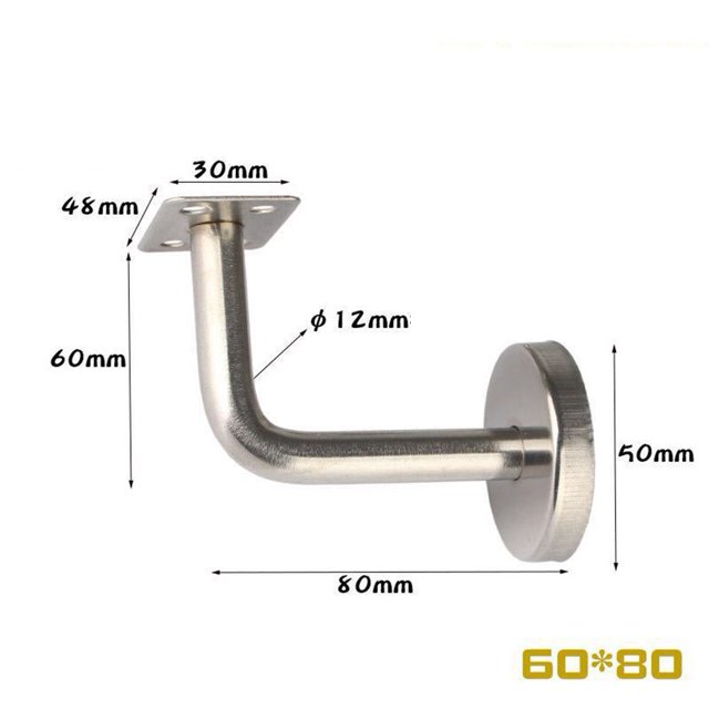 MYG Support Mural pour Rampe Balustrade Balustrade Mopstick Solide