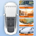 thumbnail image 5 of Double Layer Magnetic Car Windshield Snow Cover Sunshade Frost Protection Thermal Insulation All Season Vehicle Cover with Reflective Strips for SUV Sedan Truck Automotive Protection, 5 of 5
