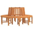 Tree bench round ?208 cm solid wood eucalyptus