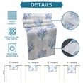 thumbnail image 6 of Coastal Blue Coral Table Runner 90 Inches, Nautical Ocean Seaside Beach Bed Runner Dresser Scarves Tabletop for Indoor Outdoor Parties/Ceremony/Banquet, 13" x 90", 6 of 9