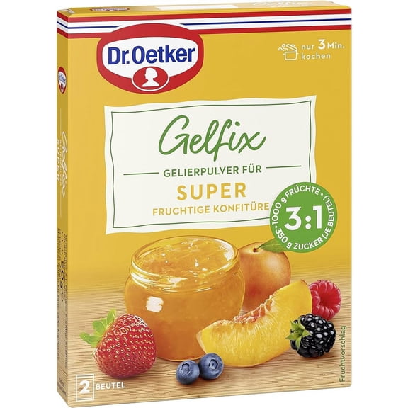 Dr. Oetker Gelfix 3:1 gelling sugar for fruit jellies