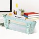 thumbnail image 1 of Estuche para lápices con doble ventana y decoración de estrellas | Organizador de papelería de gran capacidad para la escuela y la oficina, 1 of 7
