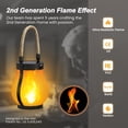thumbnail image 2 of Faroles solares Hompavo Gen2 a prueba de agua con llama parpadeante, 2 of 8