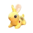 thumbnail image 3 of Conejo de Peluche Perfecl Amarillo Simulación Animal para Decoración de Bodas, 3 of 8
