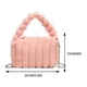 thumbnail image 3 of Bolso de muñeca esponjoso para mujer, monedero pequeño de gran capacidad, informal para otoño e invierno, 3 of 9
