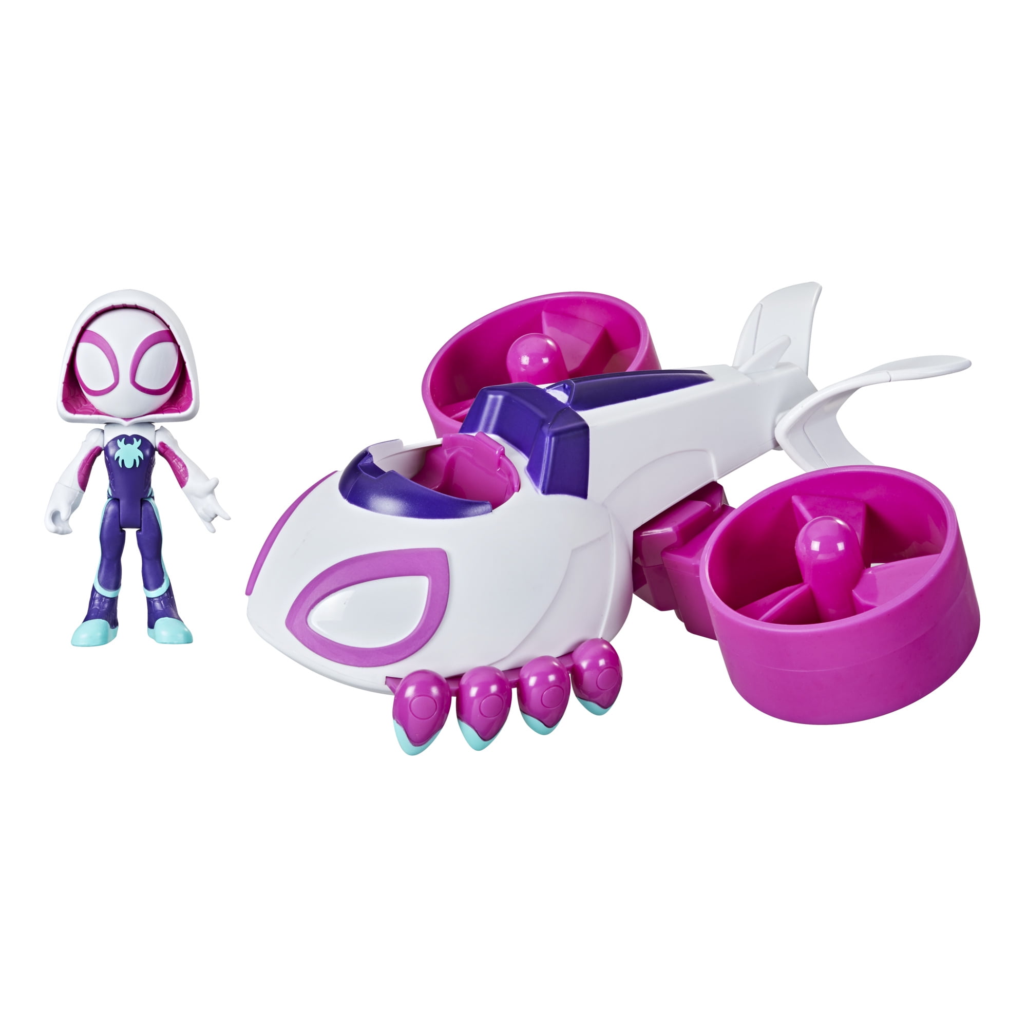 Marvel Spidey and His Amazing Friends Change 'N Go Ghost-Copter, Ghost-Spider Figure - Walmart.com