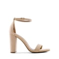 thumbnail image 2 of Sandalia DREAM PAIRS HI-CHUNK Nude en Gamuza con Tira al Tobillo, 2 of 8