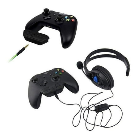 Stereo Headset Adapter Headphone Converter For Xbox One Game Controller w/Headphones for Free