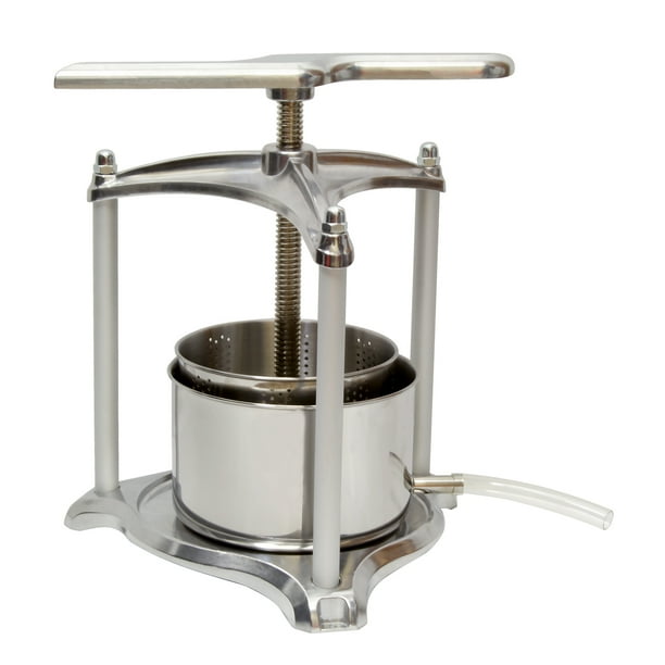 Fruit Press, 3 Liter Grape Press for Wine Making Fruit Crusher