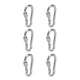 thumbnail image 2 of Conector de cuerda de alta resistencia, 6 ganchos a presión de resorte, clip de enlace rápido, ganchos a presión de acero inoxidable, diseño de última generación, 2 of 12