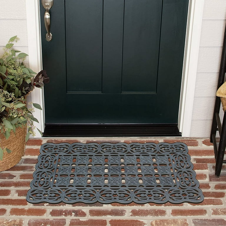 Walensee Indoor Doormat, Front Door Mat for Entrance, 36 inchx59 inch Black, Size: 36 x 59