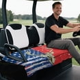 thumbnail image 5 of chaqlin American Flag Golf Cart Seat Easy to Clean, for Sports, Golf Cart Seat Covers, Compatible with Club Car EZGO, 5 of 8