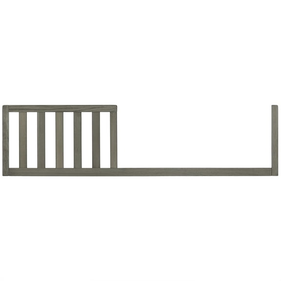Slumber Baby 4 In 1 Convertible Crib Toddler Rail, Easily Converts to Toddler Bed, In Weathered Grey