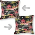 thumbnail image 4 of Decorative Pillow Covers Blue and Pink Chinoiserie Floral Throw Pillow Cases 18x18 for Office Asian Inspired Chinoiserie Eurosham Throw Pillow Case for Car Home Office, Accent Pillow Cover, 4 of 10