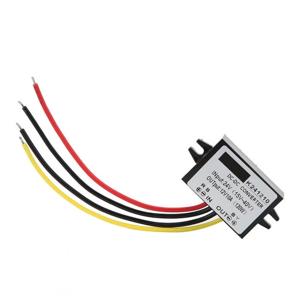 Convertidor reductor de CC CC de 24 V a 12 V, 10 A, 120 W, módulo de fuente de alimentación reductora