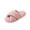 Pink, variant on Cross Strap Curly Fuzzy Open Toe Slippers for Women Fall Winter Warm Fluffy Anti Slip Large Size Comfy Cute House Slides Footwear, Beige, 7.5
