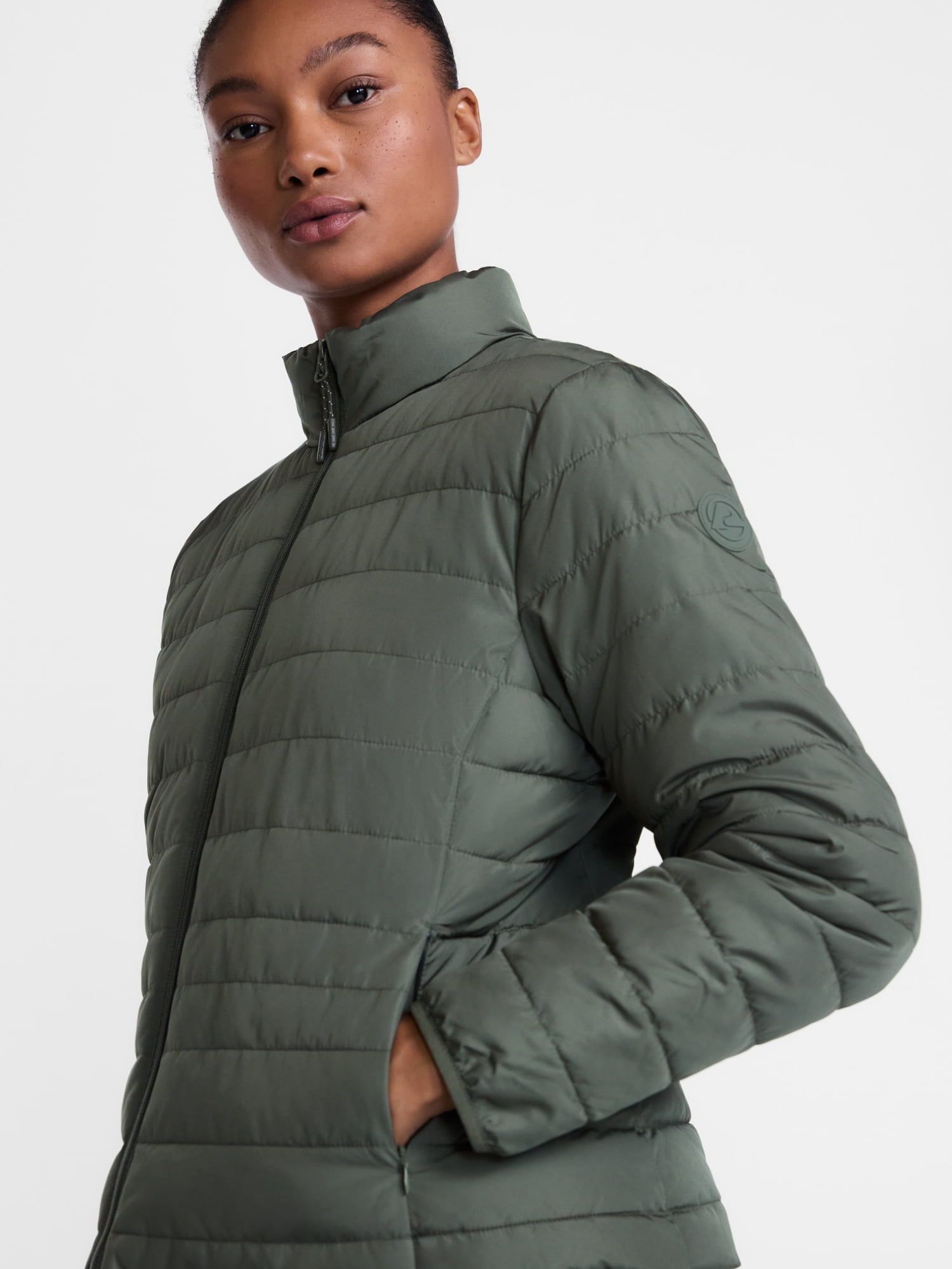 Ozark Trail Women's and Women's Plus Puffer Jacket, Sizes XS-3X