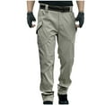 thumbnail image 4 of Nmnitkp Cargo Pants for Men Hiking Pants Convertible Zip Off Lightweight Waterproof Quick Dry Outdoor Fishing Travel Safari Camping, 4 of 8
