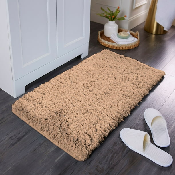Walmart Bathroom Rugs Brown Memory Foam Plush Bath Runner Rug