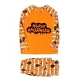 thumbnail image 2 of Family Matching Halloween Pajamas Set, Halloween Pumpkin Print PJs Sets 2 Pieces Loungewear Sleepwear Adult Kids, 2 of 6