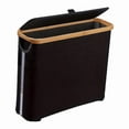 thumbnail image 3 of Cesta organizadora para guardar papel higiénico, organización familiar, baños prácticos Negro, 3 of 9