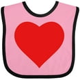 thumbnail image 3 of Inktastic Red Heart Boys or Girls Baby Bib, 3 of 4