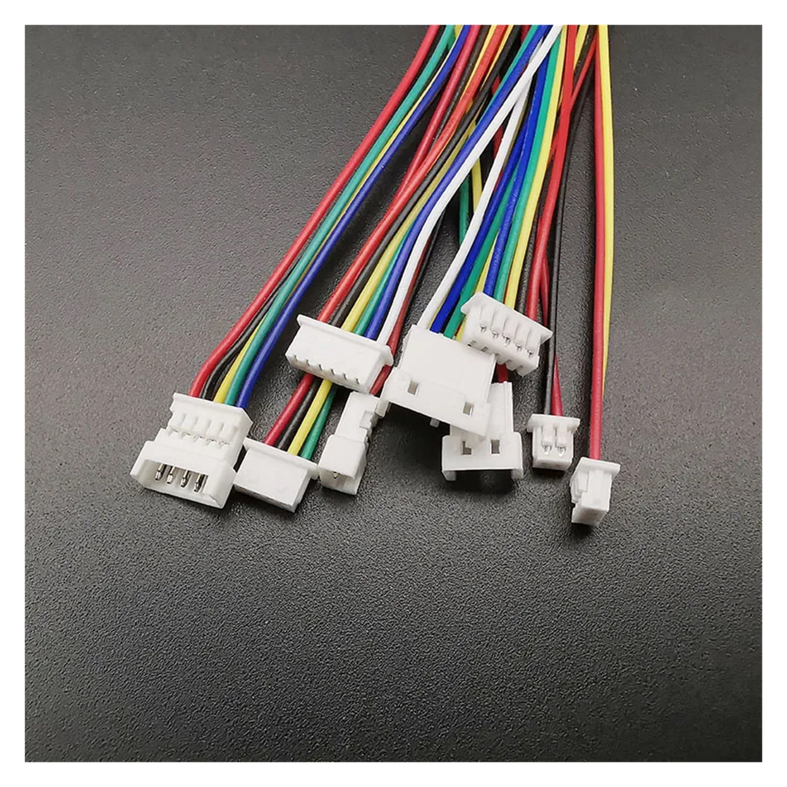5/10 Pairs JST 1.25 Male Female Wire Connector Pitch 1.25mm 2P/3/4/5/6 Pin JST Plug Jack Terminal Cable Connector Length 10CM