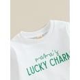 thumbnail image 6 of Suealasg Toddler Baby Boy Saint Patrick's Day Outfits 6M 1T 2T 3T Kids Boy Long Sleeve Letter Print Sweatshirt Pants Set 2 Piece Little Boys Spring Ireland Festival Clothes, 6 of 9