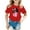 Red, variant on Tiijoy Toddler Girls Short Sleeve Graphic Tee Cute Cartoon Short Sleeve T Shirt, Sizes 3-4T
