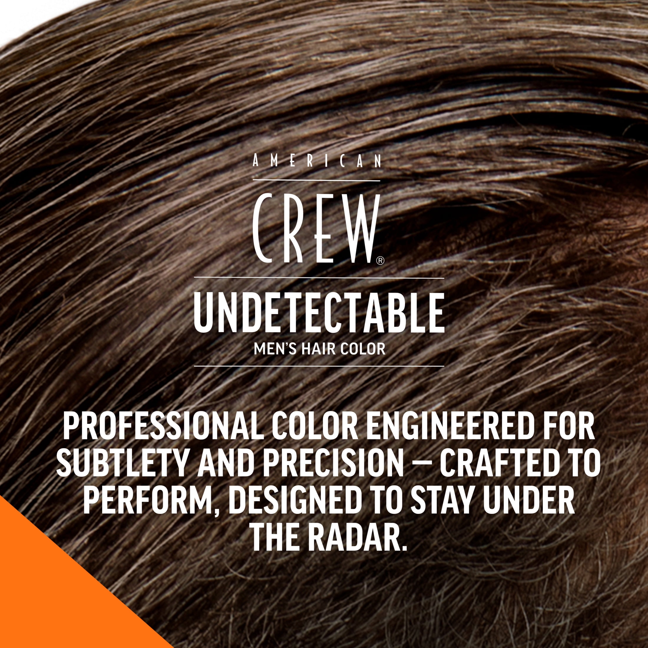 American Crew Undetectable Men’s Demi-Permanent Hair Color, Ammonia-Free, 004 Medium Brown, 1 pack