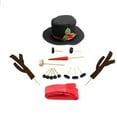 thumbnail image 2 of Darzheoy Snowman Making Kit 16 Piece Decorating Set, Winter Party Kids Toys for DIY Christmas Craft Activity, 2 of 9