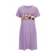 thumbnail image 5 of Camisón corto de talla grande para mujer, camisón de manga corta con estampado de pecho a la moda, camisón para mujer, 5 of 5