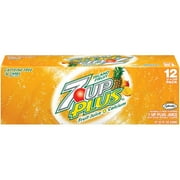 7 Up Plus: Island Fruit 12 Oz Cool Pack Soda, 12 pk