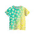 thumbnail image 5 of Cute Summer Tops for Kids Girls Size 7 Casual Short Sleeve Crew Neck Girls Tops Basic Daisy Floral Graphic T-Shirts Girls Fashion Tunic Tops Multicolor 9-10 Years, 5 of 6