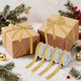 thumbnail image 7 of 5 Rolls Christmas Ribbon 1.5 inch Wide Decorative Ribbon for Gift Wrapping and Holiday Decorations Honey Jars and Bees Pattern, 7 of 7