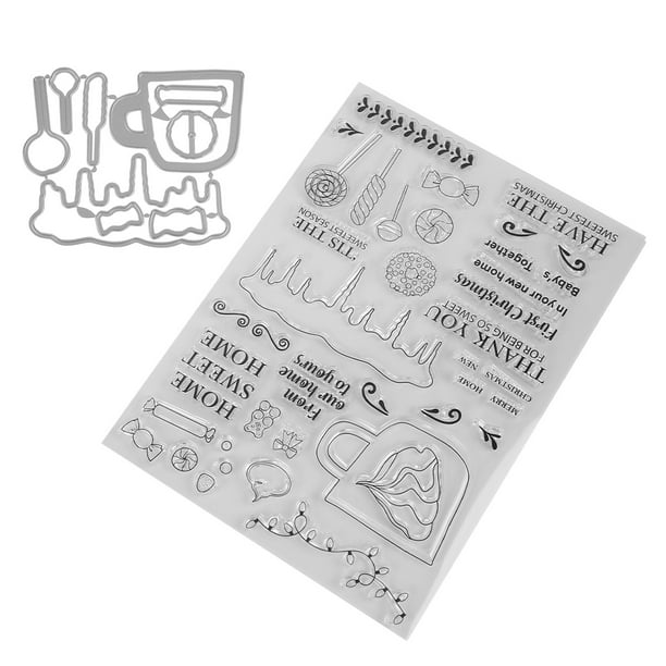 Sello Transparente Jadeshay para Tarjetas de Bricolaje Sellos de Goma
