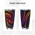 thumbnail image 3 of Salouo A Bright Abstract Print 20oz Tumbler with Lid,Stainless Steel Vacuum Insulated Tumbler Durable Insulated Coffee Mug Thermal Cup with Splash Proof Sliding Lid-Without Straw, 3 of 8